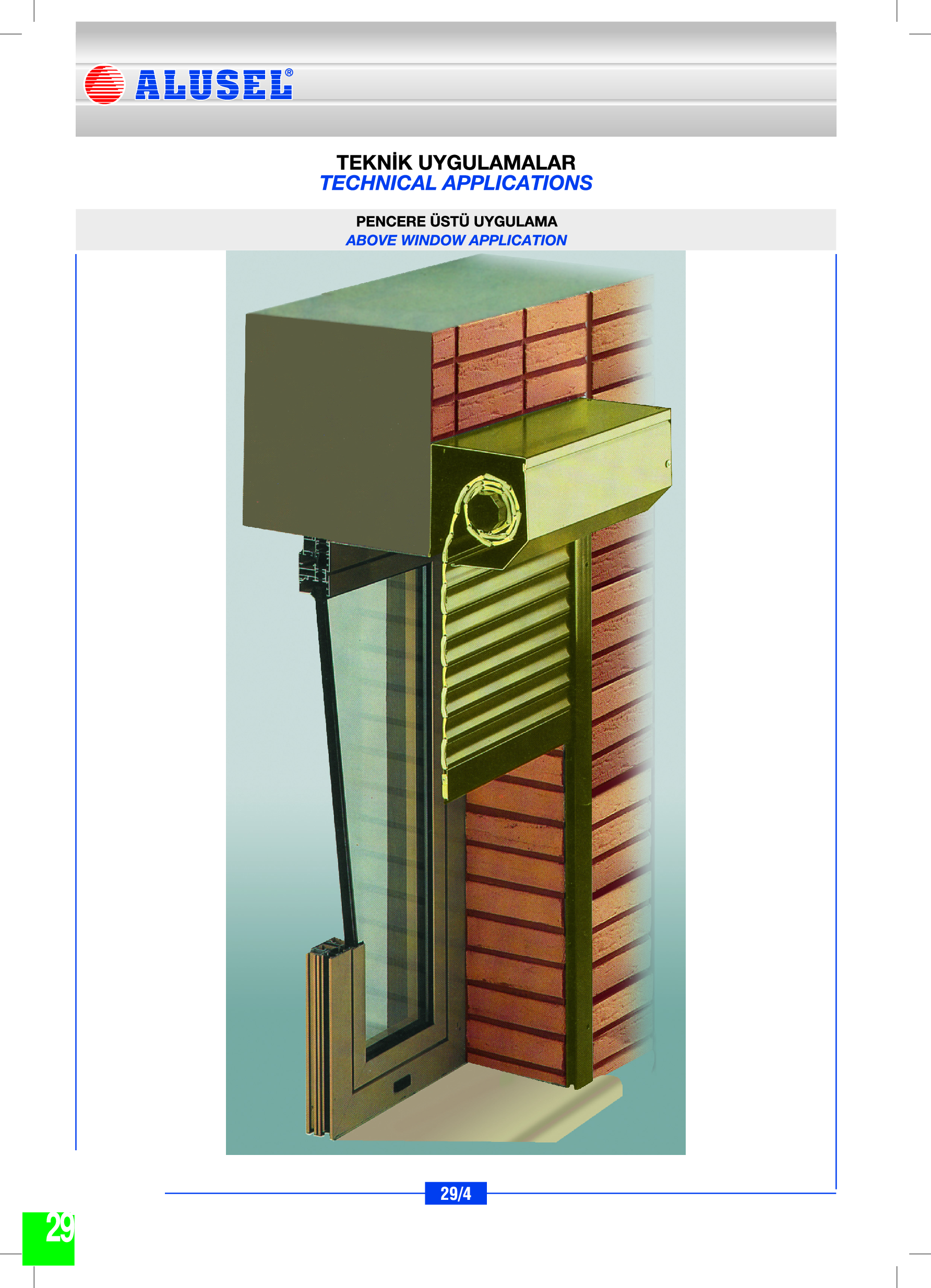 Alusel Dıştan Takma Sistem Panjur 1